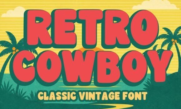 Retro Cowboy Font: Fonts Free Download Retro Cowboy Font - Featured Image