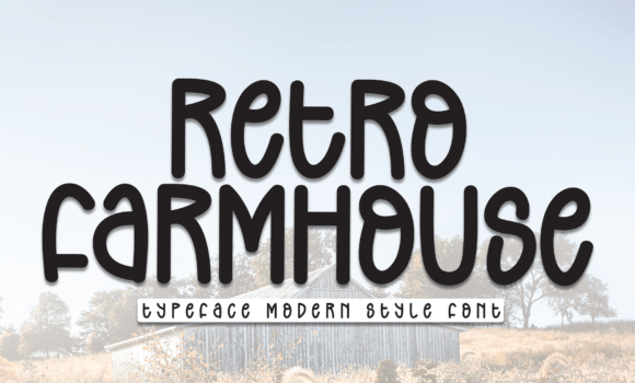 Retro Farmhouse Font - Featured Image