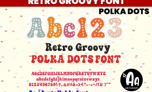 Retro Groovy Polka Dots Font: Fonts Free Download Retro Groovy Polka Dots Font - Featured Image