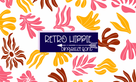 Retro Hippie Font - Featured Image