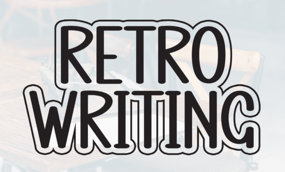 Retro Writing Font - Featured Image