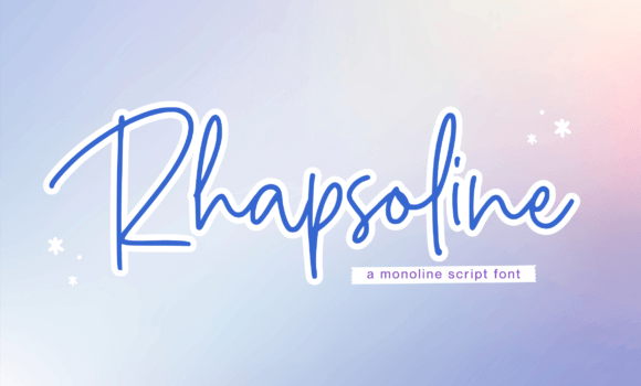 Rhapsoline Font: Fonts Free Download Rhapsoline Font - Featured Image