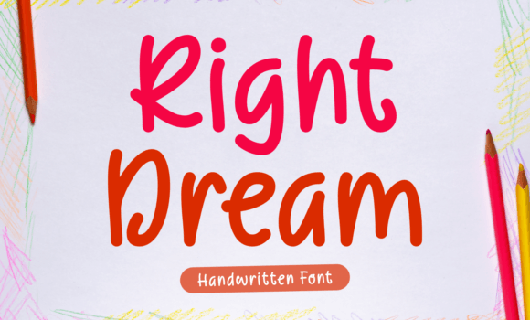 Right Dream Font: Fonts Free Download Right Dream Font - Featured Image