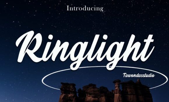 Ringlight Font - Featured Image