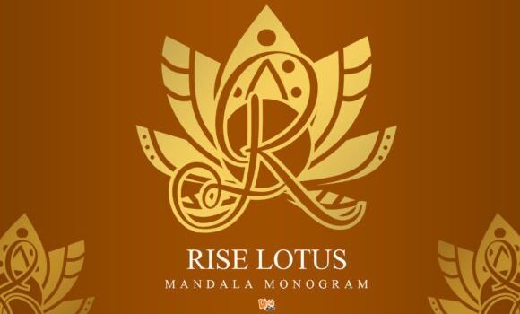 Rise Lotus Mandala Monogram Font: Fonts Free Download Rise Lotus Mandala Monogram Font - Featured Image