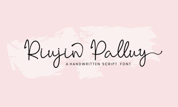 Riujin Palluy Font - Featured Image