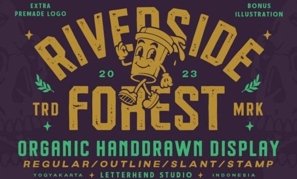 Riverside Forest Font: Fonts Free Download Riverside Forest Font - Featured Image