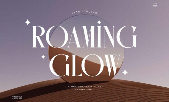 Roaming Glow Font - Featured Image