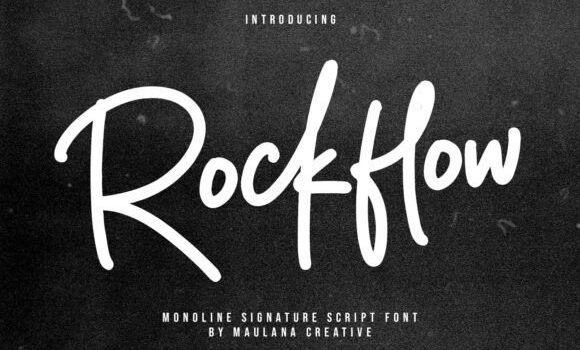 Rockflow Font: Fonts Free Download Rockflow Font - Featured Image