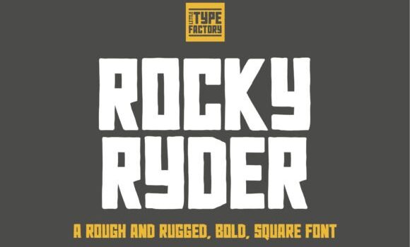Rocky Ryder Font - Featured Image