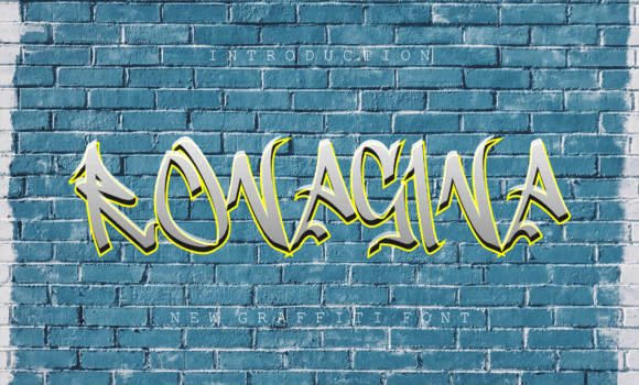 Ronagina Font: Fonts Free Download Ronagina Font - Featured Image