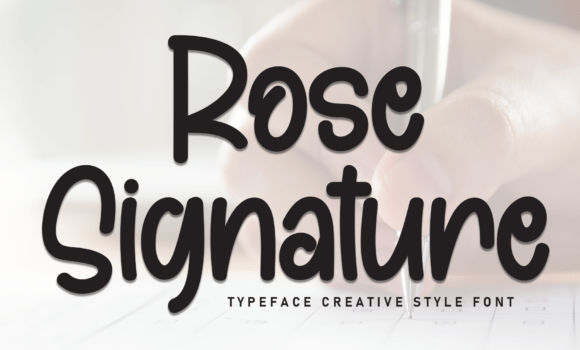 Rose Signature Font: Fonts Free Download Rose Signature Font - Featured Image