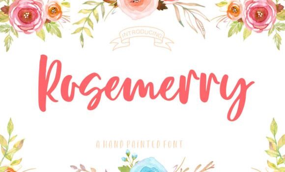 Rosemerry Script Font - Featured Image