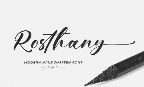 Rosthany Font - Featured Image