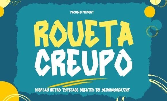 Roueta Creupo Font: Fonts Free Download Roueta Creupo Font - Featured Image
