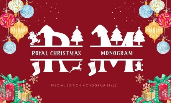 Royal Christmas Monogram Font: Fonts Free Download Royal Christmas Monogram Font - Featured Image