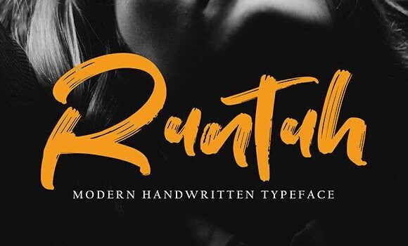 Runtuh Font - Featured Image