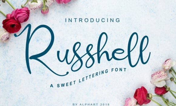 Russhell Font - Featured Image