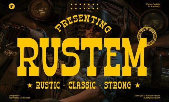 Rustem Font Font: Fonts Free Download Rustem Font Font - Featured Image