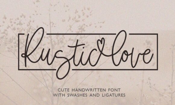 Rustic Love Font: Fonts Free Download Rustic Love Font - Featured Image