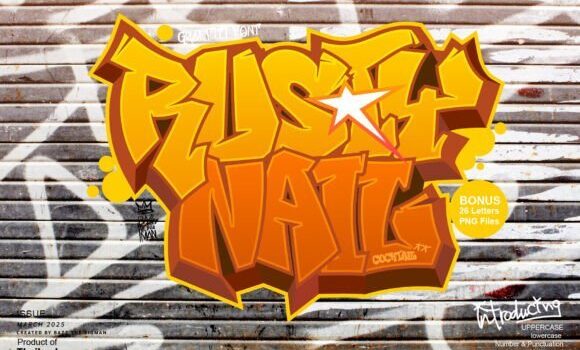 Rusty Nail Cocktail Font - Featured Image