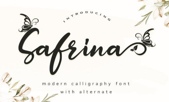 Safrina Font: Fonts Free Download Safrina Font - Featured Image