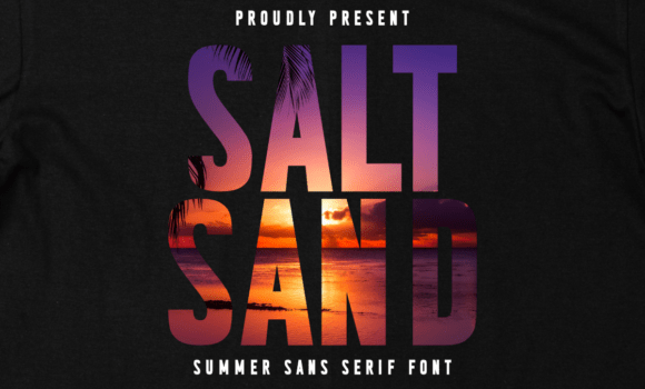 Salt Sand Font: Fonts Free Download Salt Sand Font - Featured Image