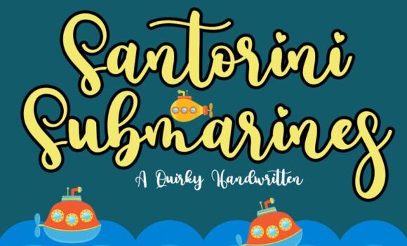 Santorini Submarines Font: Fonts Free Download Santorini Submarines Font - Featured Image