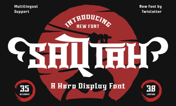 Saqtah Font: Fonts Free Download Saqtah Font - Featured Image