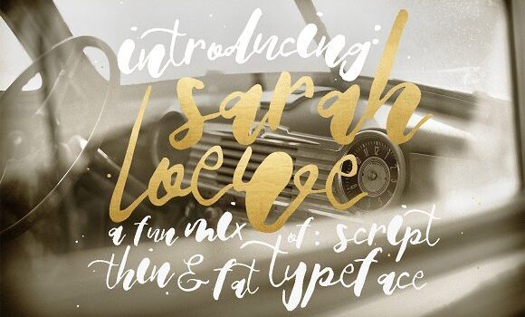 Sarah Loewe Font: Fonts Free Download Sarah Loewe Font - Featured Image