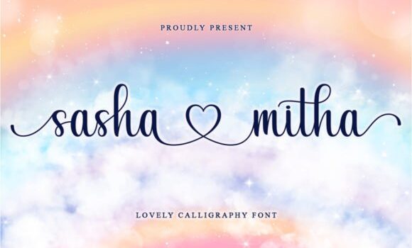 Sashamitha Font: Fonts Free Download Sashamitha Font - Featured Image
