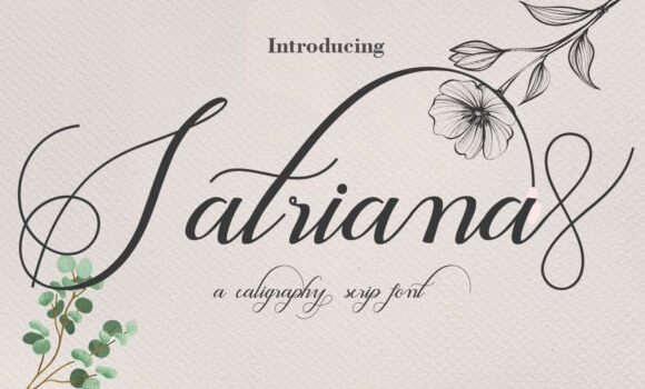 Satriana Font: Fonts Free Download Satriana Font - Featured Image