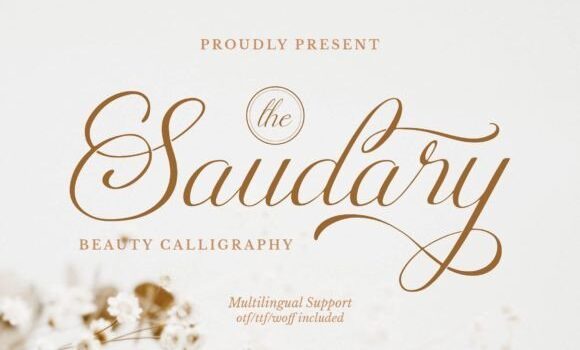Saudary Font - Featured Image