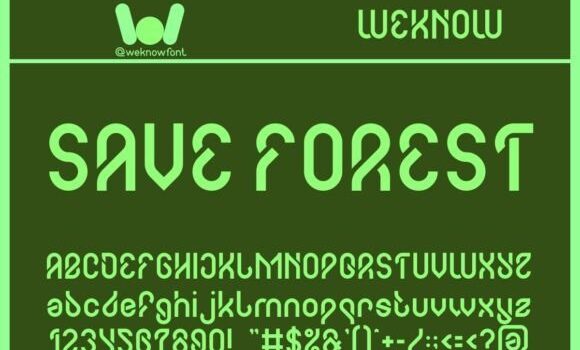 Save Forest Font - Featured Image