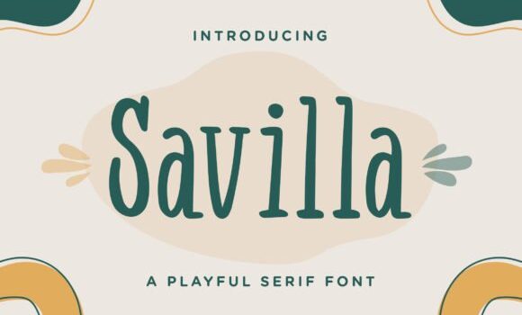 Savilla Font - Featured Image