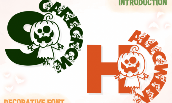 Scarecrow Halloween Font - Featured Image