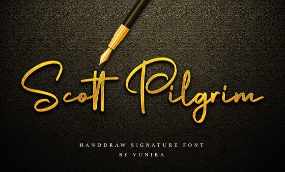 Scott Pilgrim Font - Featured Image