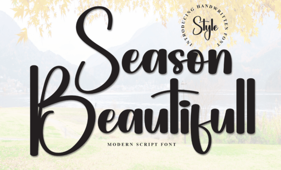 Season Beautifull Font - Featured Image