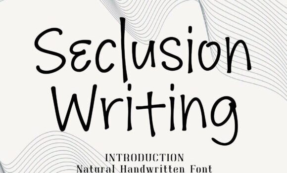 Seclusion Writing Font: Fonts Free Download Seclusion Writing Font - Featured Image
