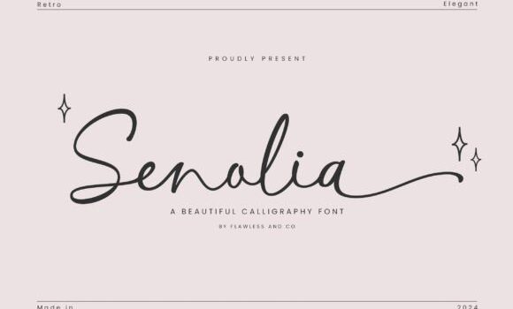 Senolia Font: Fonts Free Download Senolia Font - Featured Image