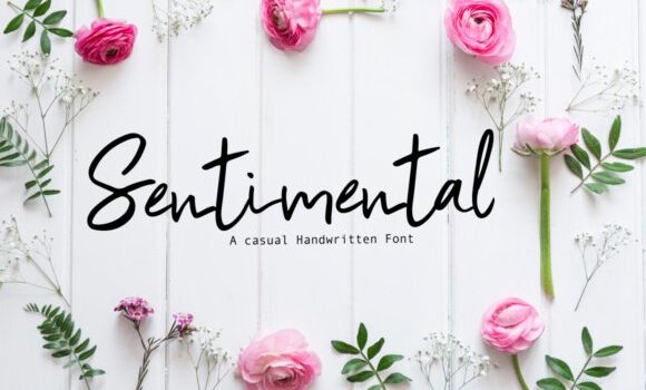 Sentimental Font: Fonts Free Download Sentimental Font - Featured Image