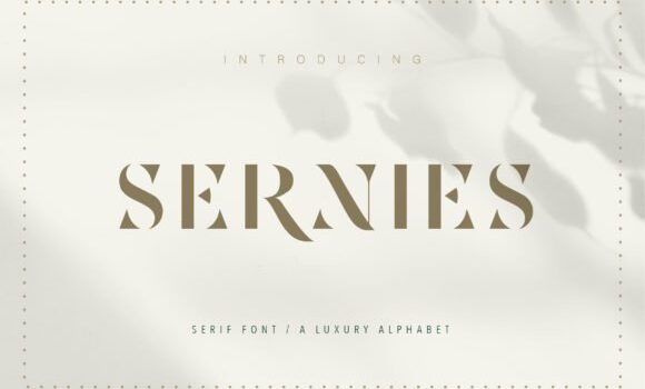 Sernies Font: Fonts Free Download Sernies Font - Featured Image