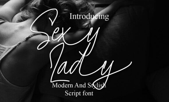 Sexy Lady Font - Featured Image