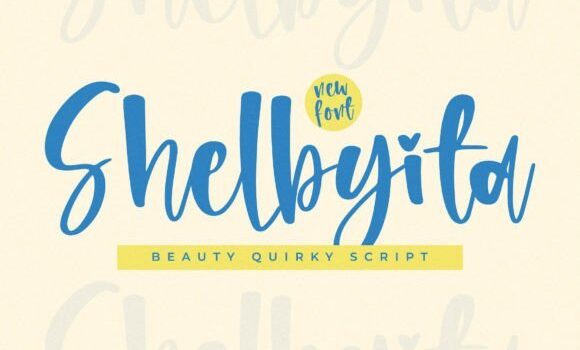 Shelbyita Font - Featured Image