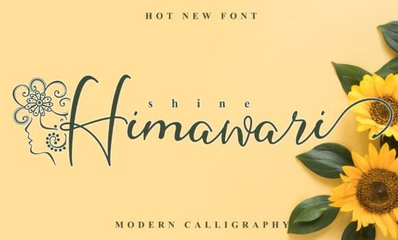 Shine Himawari Font: Fonts Free Download Shine Himawari Font - Featured Image
