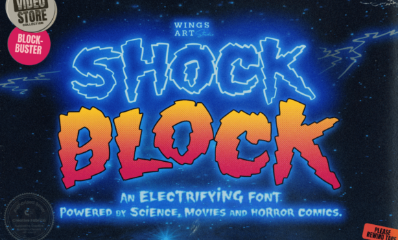 Shock Block Font - Featured Image