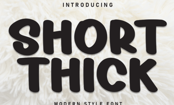 Short Thick Font - Featured Image