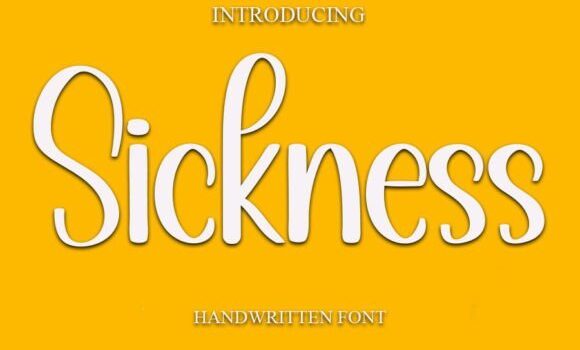 Sickness Font: Fonts Free Download Sickness Font - Featured Image