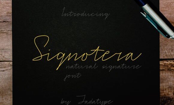 Signotera Font - Featured Image