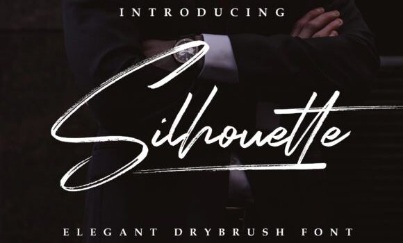 Silhouette Elegant Font: Fonts Free Download Silhouette Elegant Font - Featured Image